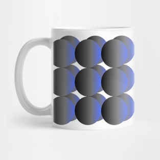 Gradient Blue Spheres Mug